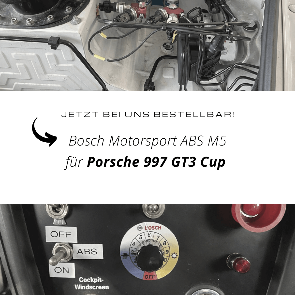 Bosch Motorsport ABS M5 für Porsche 997 GT3 Cup