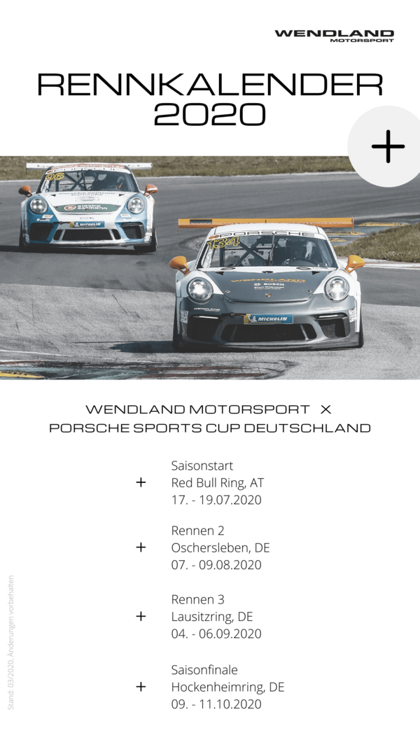 Endlich geht's wieder los! - Rennsaison 2020