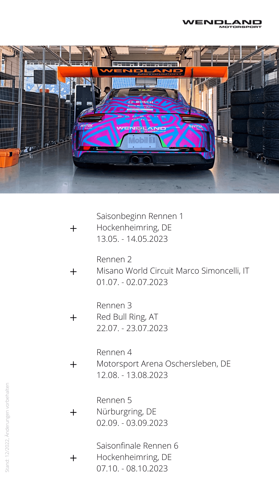 PSCD Rennkalender 2023