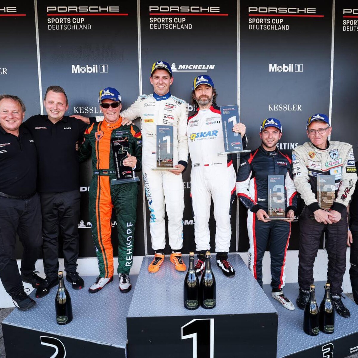 Podiumsplatz für die #134 im Porsche Sports Cup DE