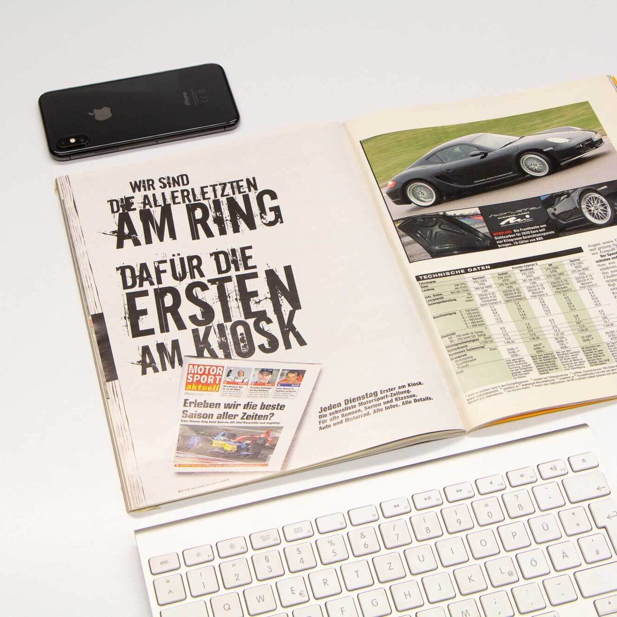 Porsche 987 Cayman auto motor und sport (10/2006)