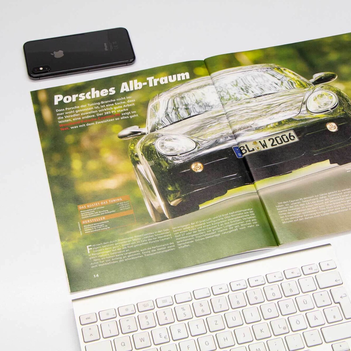 Porsche 987 Cayman RS sport auto (9/2006)