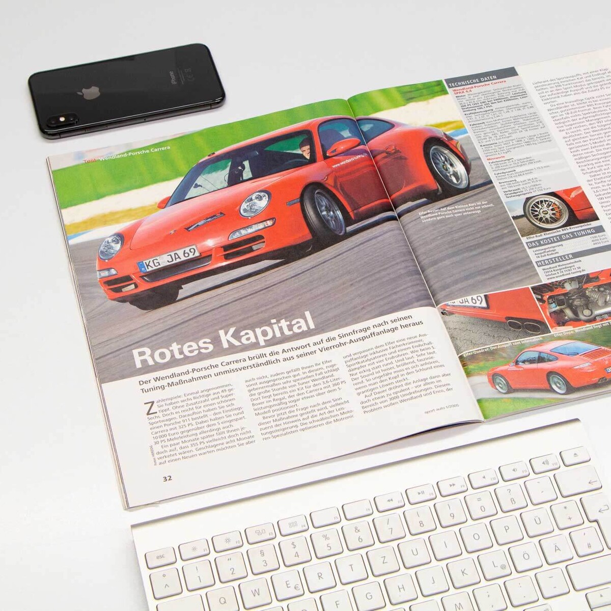 Porsche 997 Carrera sport auto (1/2005)